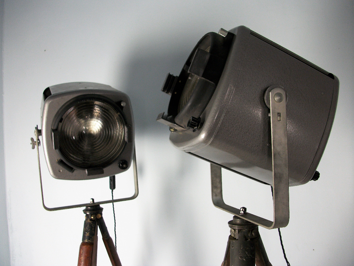 A pair of Studio Theatre Lights